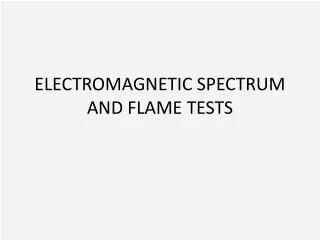 ELECTROMAGNETIC SPECTRUM AND FLAME TESTS