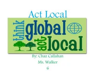 Act Local