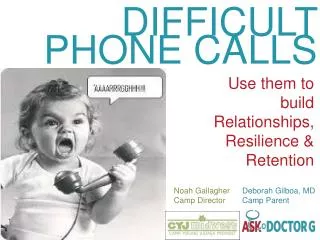 D IFFICULT PHONE CALLS