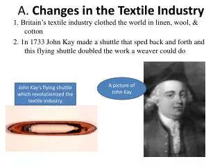 A. Changes in the Textile Industry