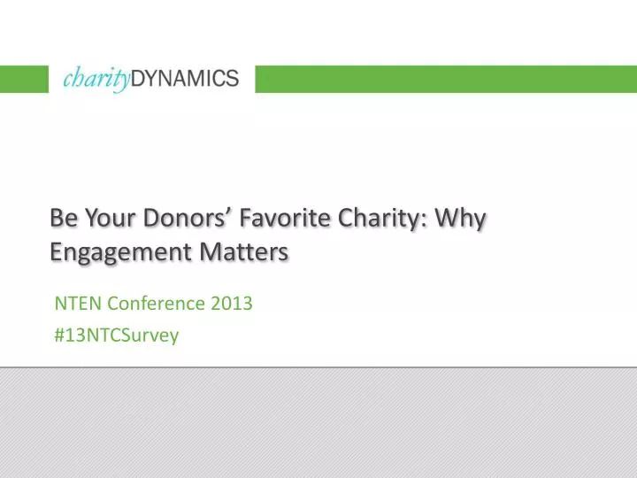 be your donors favorite charity why engagement matters