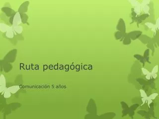 ruta pedag gica