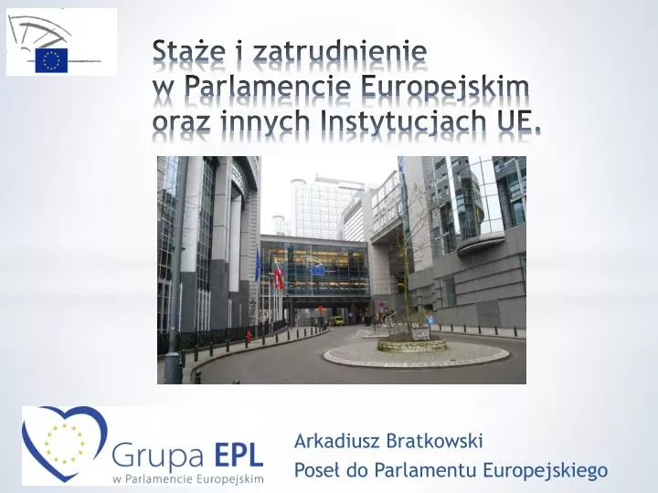 arkadiusz bratkowski pose do parlamentu europejskiego
