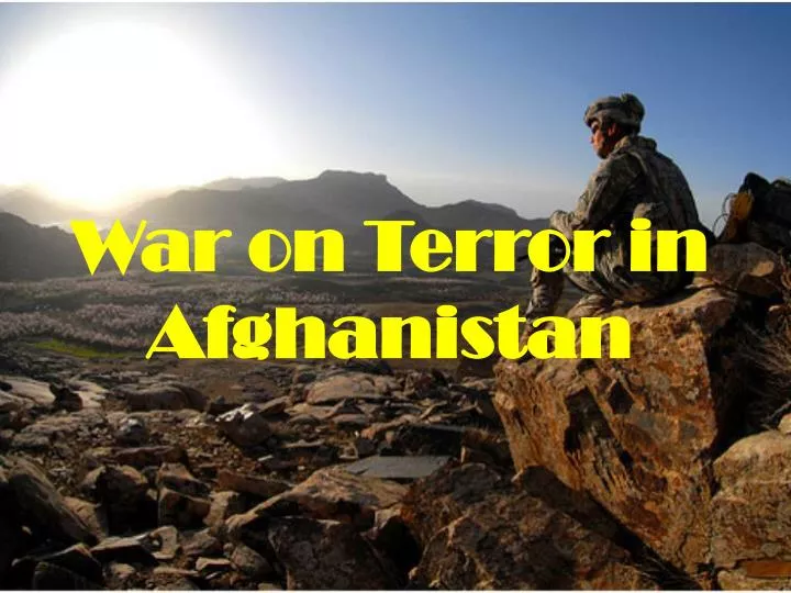 war on terror in afghanistan