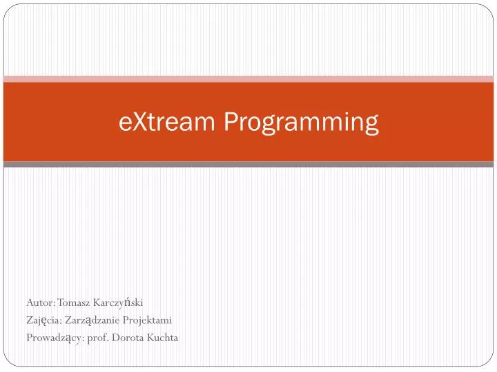 extream programming