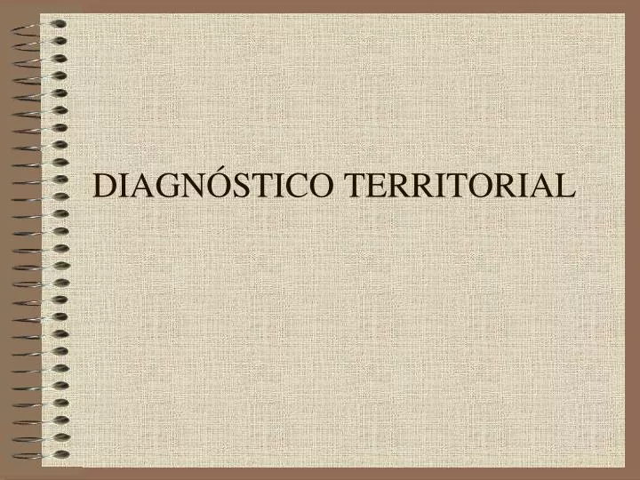 diagn stico territorial