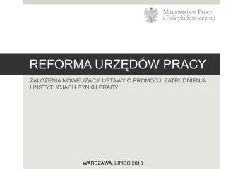 reforma urz d w pracy