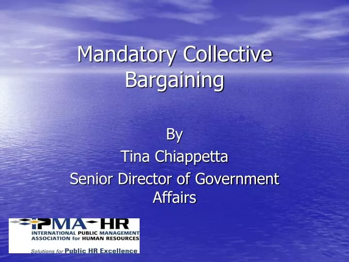 mandatory collective bargaining