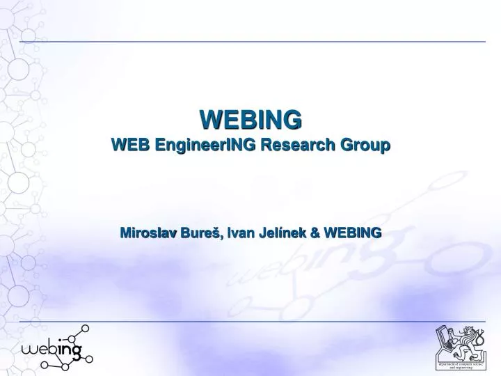 webing web engineering research g roup