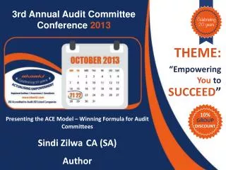 3rd Annual Audit Committee Conference 2013