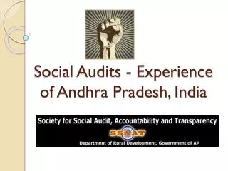 Social Audits - Experience of Andhra Pradesh, India