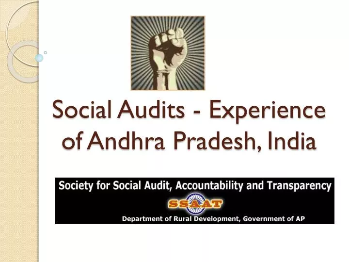 social audits experience of andhra pradesh india