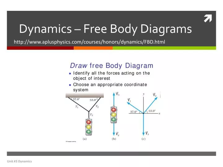 dynamics free body diagrams