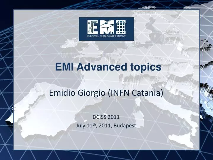 emi advanced topics