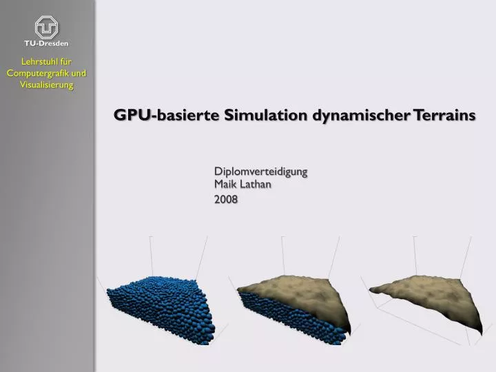 gpu basierte simulation dynamischer terrains