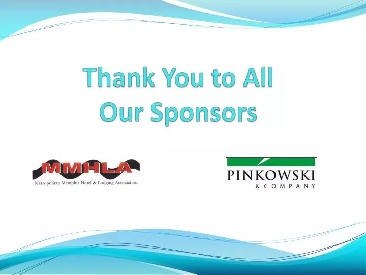 thank you to all our sponsors