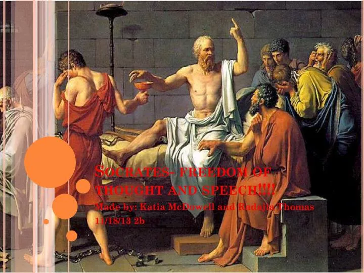 socrates freedom of thought and speech