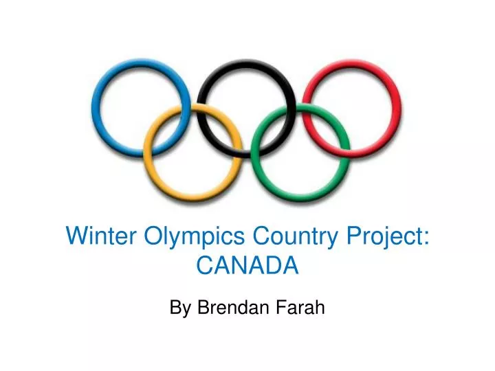 winter olympics country project canada