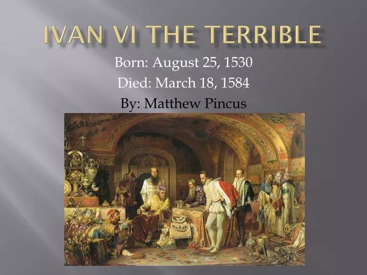 ivan vi the terrible