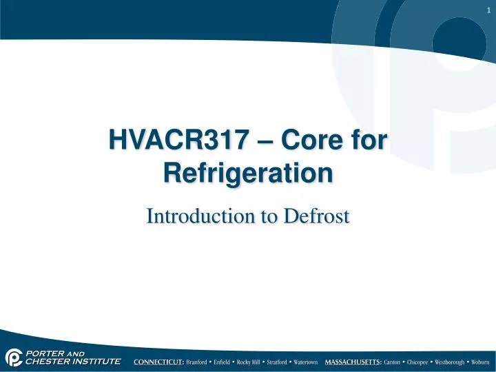 hvacr317 core for refrigeration