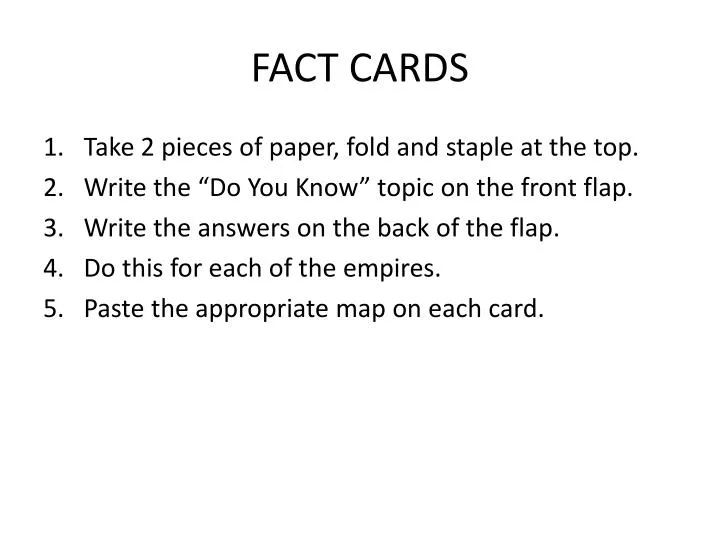 fact cards