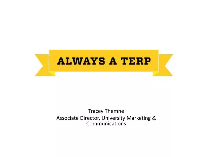 tracey themne associate director university marketing communications