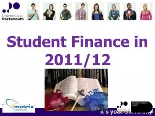 Student Finance in 2011/12