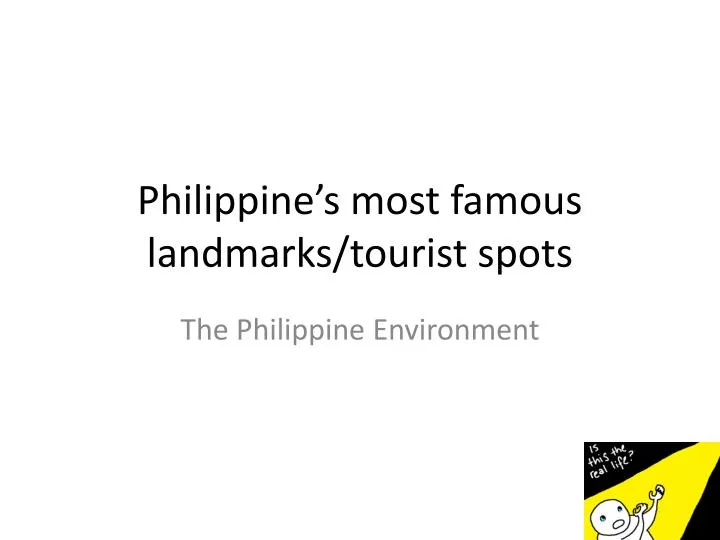 philippine s most famous landmarks tourist spots