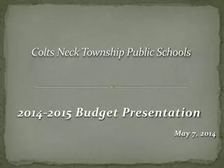 Colts Neck Township Public Schools