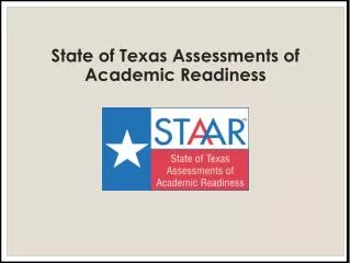 State of Texas Assessments of Academic Readiness