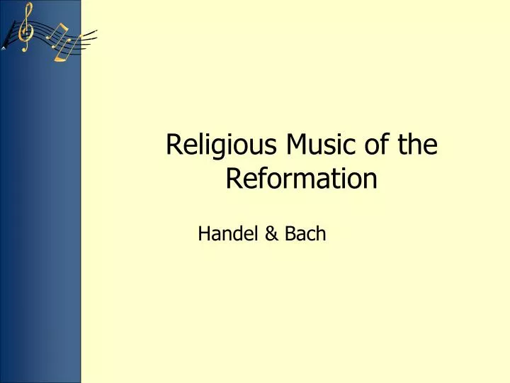 religious music of the reformation