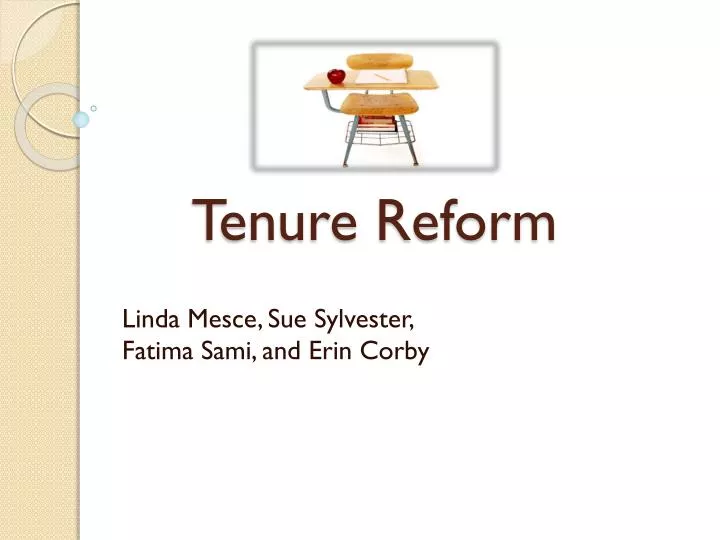 tenure reform