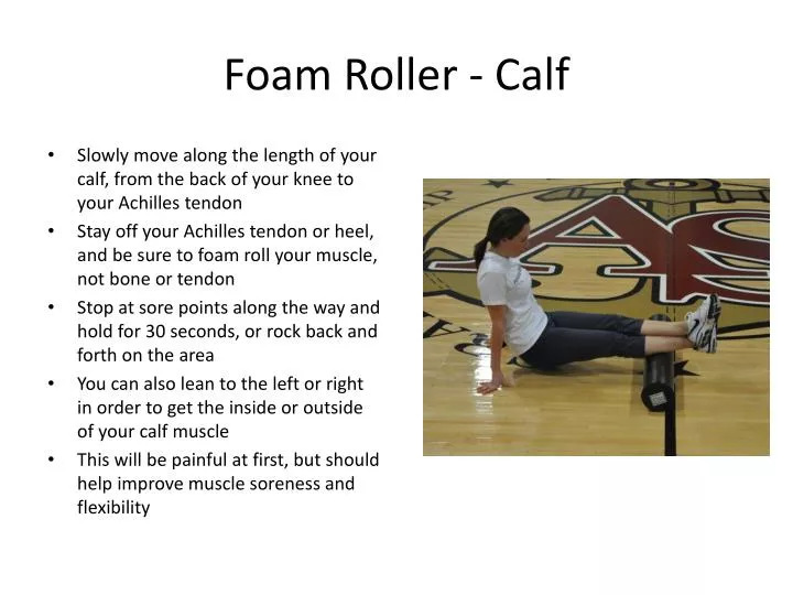 foam roller calf