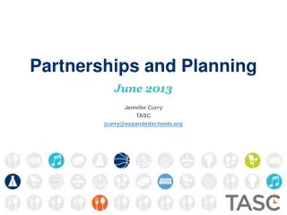 Partnerships and Planning