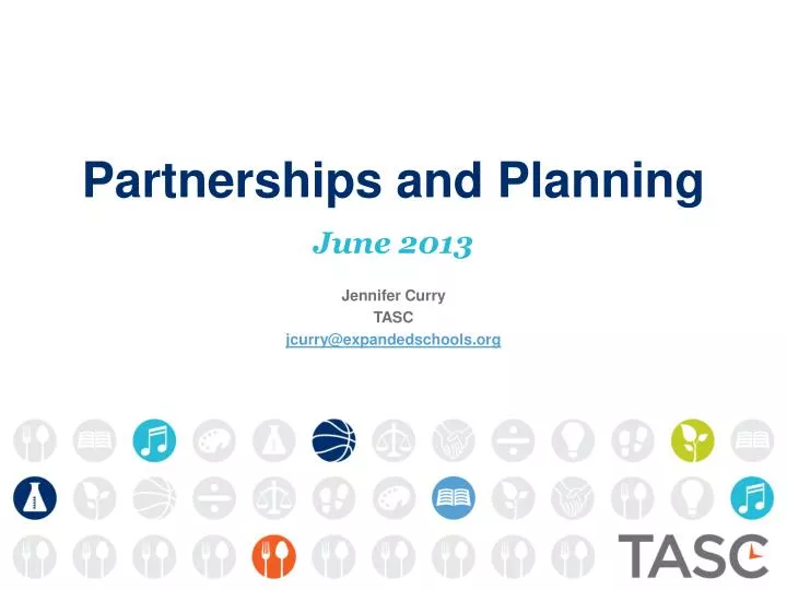partnerships and planning