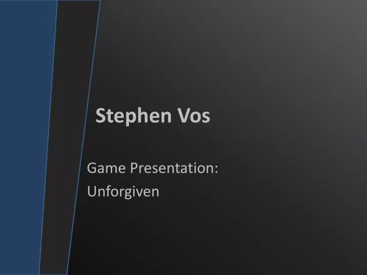 stephen vos