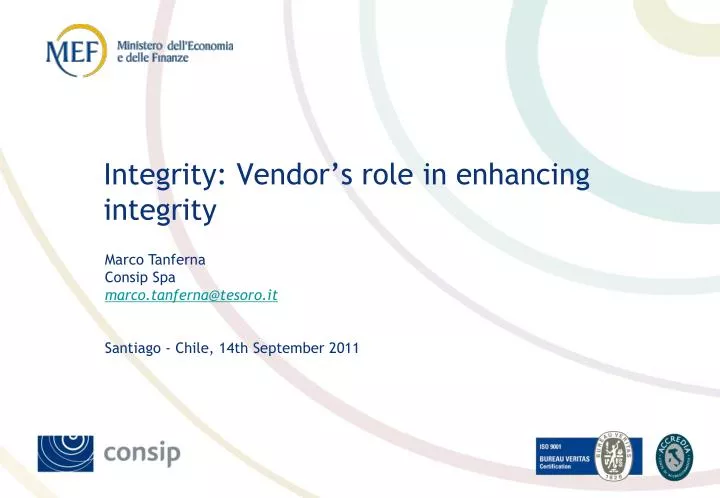 integrity vendor s role in enhancing integrity