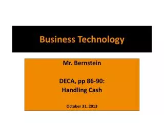 Business Technology