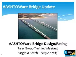 AASHTOWare Bridge Update
