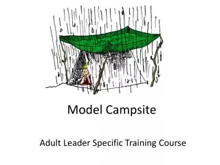 Model Campsite
