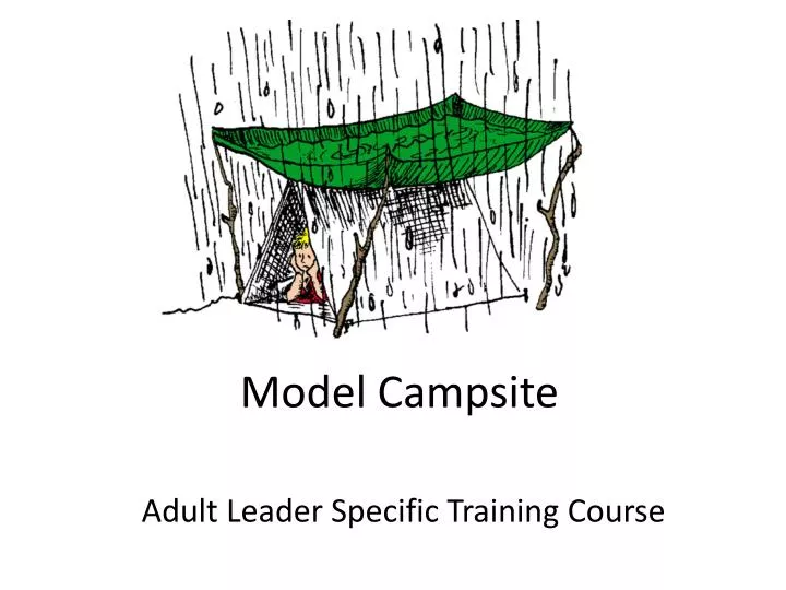 model campsite