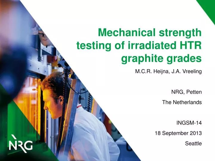 mechanical strength testing of irradiated htr graphite grades