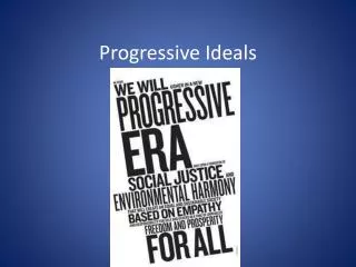 Progressive Ideals
