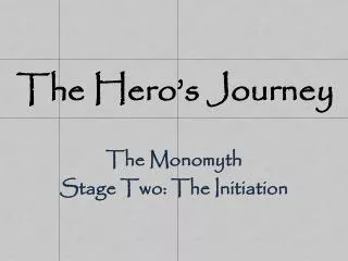 the hero s journey