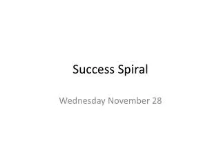 Success Spiral