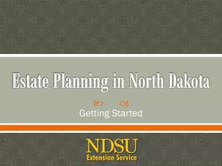 Estate Planning in North Dakota