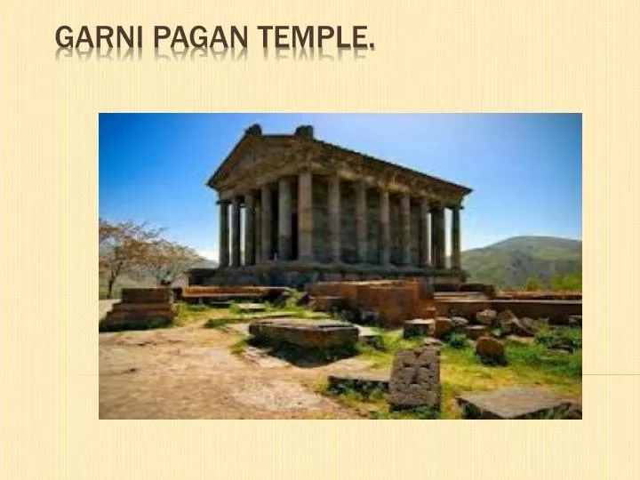 garni pagan temple