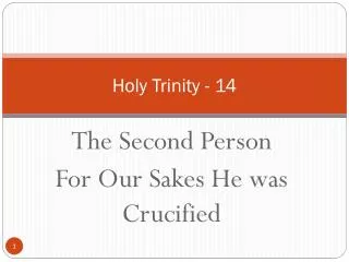 Holy Trinity - 14