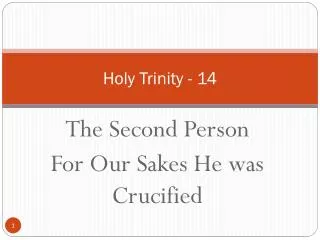 holy trinity 14