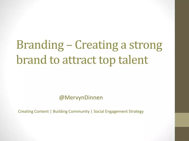 branding creating a strong brand to attract top talent